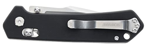 Schrade Delta Class Divergent 7.4in with 3in AUS-8 Steel Blade and G10 Handle for EDC,Black - Image 4