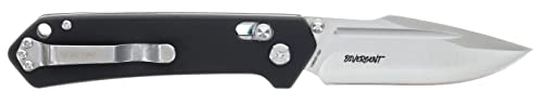 Schrade Delta Class Divergent 7.4in with 3in AUS-8 Steel Blade and G10 Handle for EDC,Black - Image 2