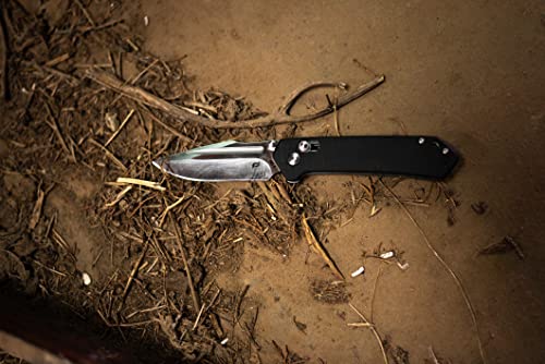 Schrade Delta Class Divergent 7.4in with 3in AUS-8 Steel Blade and G10 Handle for EDC,Black - Image 5