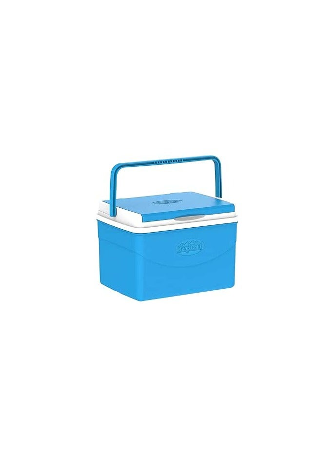 Keep Cold Plastic Picnic Cooler Icebox Lunchbox | Portable, Lightweight, Insulated Cooler for Food & Drinks | Durable Outdoor Camping Icebox | Perfect for Lunch, Picnics, Beach & Travel 