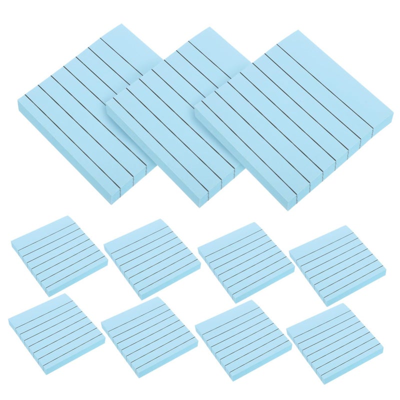 Small Lined Sticky Note Pads 20 Pack for Office School Home Planning and Organizing - Image 2