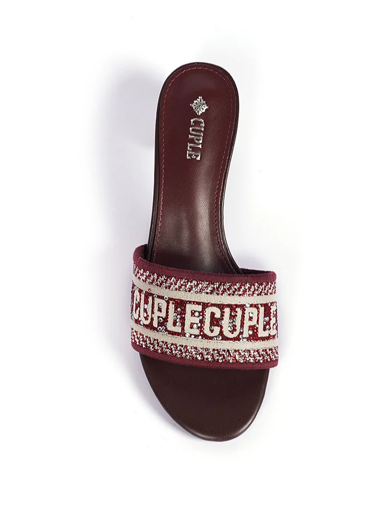 Cuple Ladies Festive Heeled Sandals