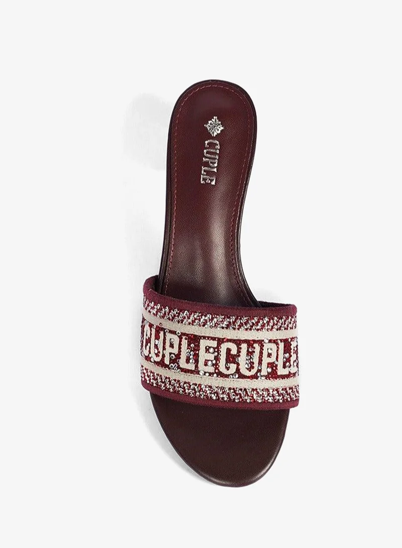 Cuple Ladies Festive Heeled Sandals