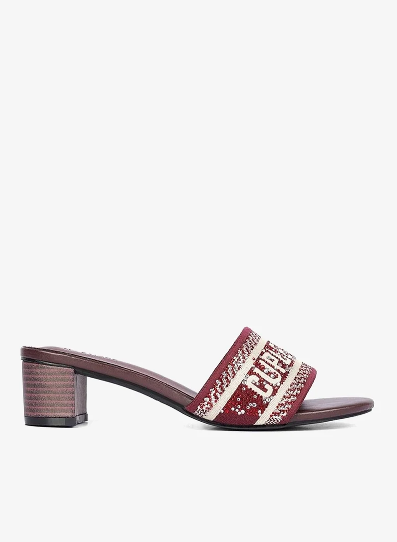 Cuple Ladies Festive Heeled Sandals