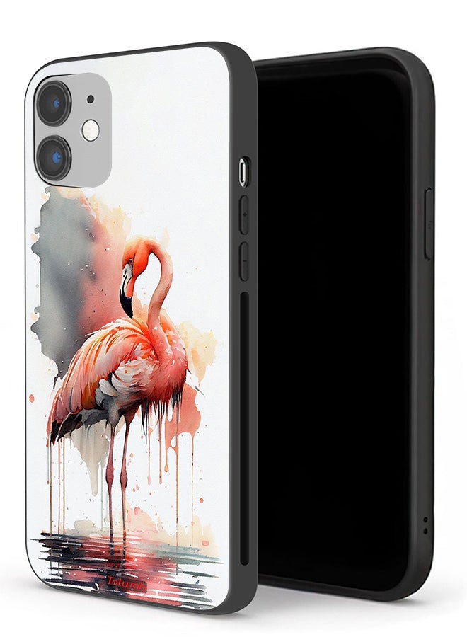 Tolwak Apple iPhone 12 mini Protective Case Tropical Watercolor Art - Image 1