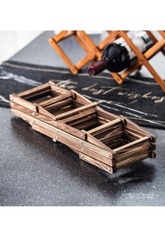 LINGWEI Wooden 10 bottle Wine Storage Rack  - Image 3