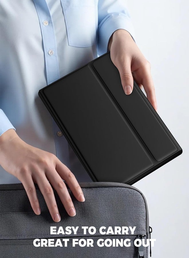 جراب NOKBABO لجهاز iPad من الجيل الحادي عشر والعاشر مع لوحة مفاتيح، جراب مغناطيسي لاسلكي قابل للفصل مع حامل قلم، لوحة مفاتيح لجهاز iPad من الجيل الحادي عشر (A16، 2025) وجهاز iPad من الجيل العاشر (2022) - أسود - Image 5