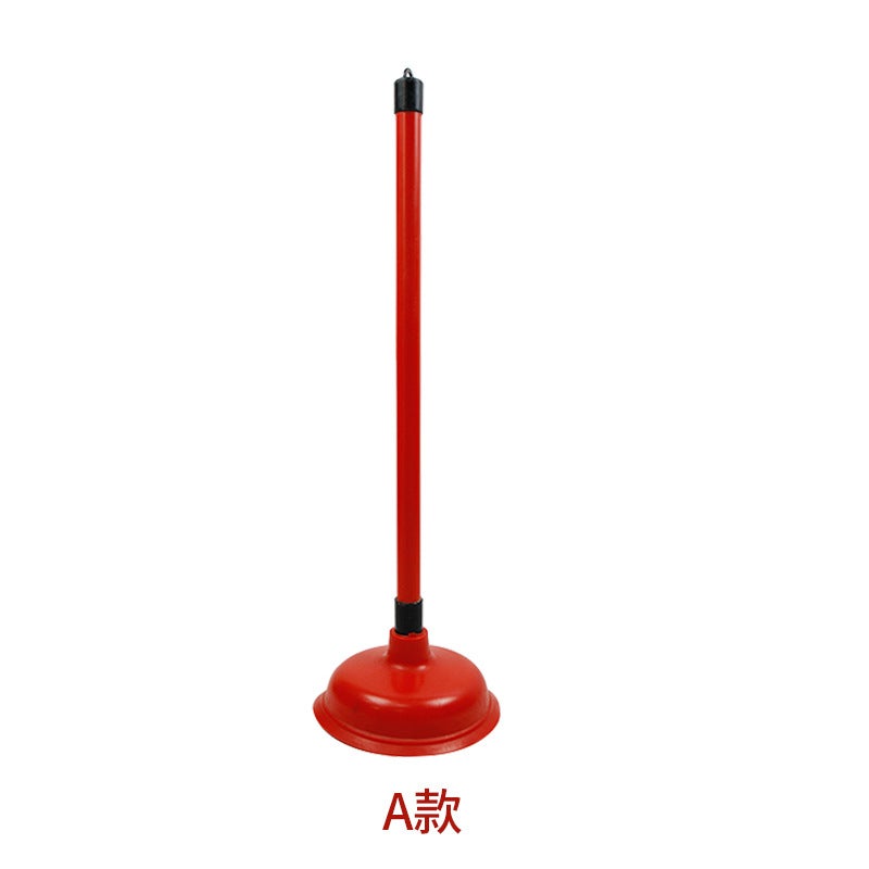 Generic Wholesale sewer pipe toilet dredge leather suction toilet pipe blockage dredge leather plunger toilet suction Section A (110 handle for the whole piece) 