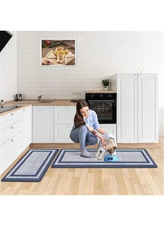 HOOKOR 2PCS Kitchen Mat & Rug, Cushioned Anti-Fatigue Kitchen Floor Mat, Non-Slip Waterproof Kitchen Mats and Rugs Ergonomic Comfort Standing Mat for Kitchen, Floor Home, Office, Sink, Laundry  - Image 5