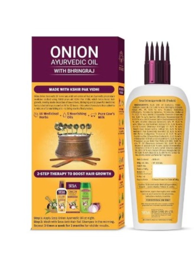 Sesa Ayurvedic Onion Hair Oil with Bhringraj 100 ml - Image 1
