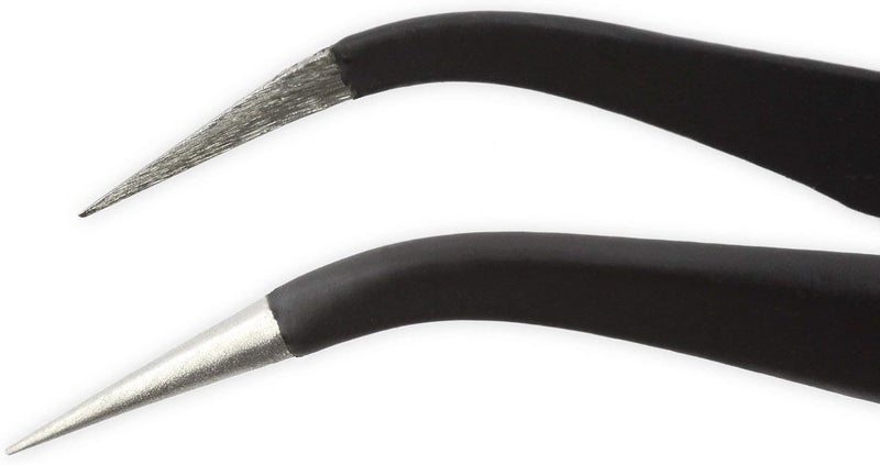 iFixit Precision Tweezers Set - Extra Fine, Angled, Blunt Tips for Electronics, Hobby, Industrial, Professional, Craft - Image 5