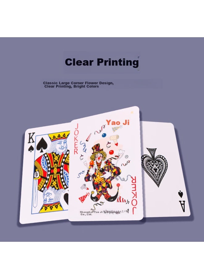 YAOJI Yaoji Guandan Special Playing Cards 2201, Durable And Thick Poker Cards, Texas Hold'em And Doudizhu Poker, Two Decks  - Image 2