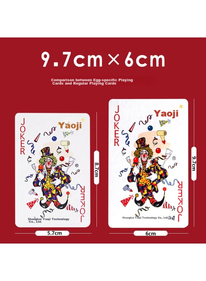 YAOJI Yaoji Guandan Special Playing Cards 2201, Durable And Thick Poker Cards, Texas Hold'em And Doudizhu Poker, Two Decks  - Image 4
