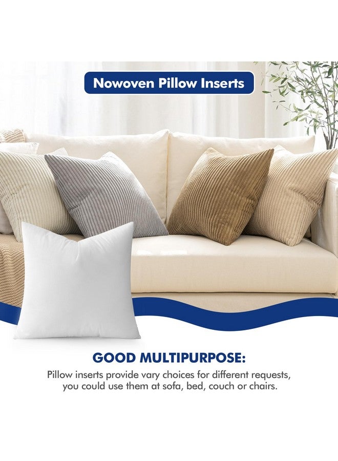 MIULEE MIULEE Pillow Insert 16x16 Inch, Decorative Square Throw Pillow Inserts, Premium Fluffy Pillow Forms Sham Stuffer for Sofa Couch Living Room  - Image 2