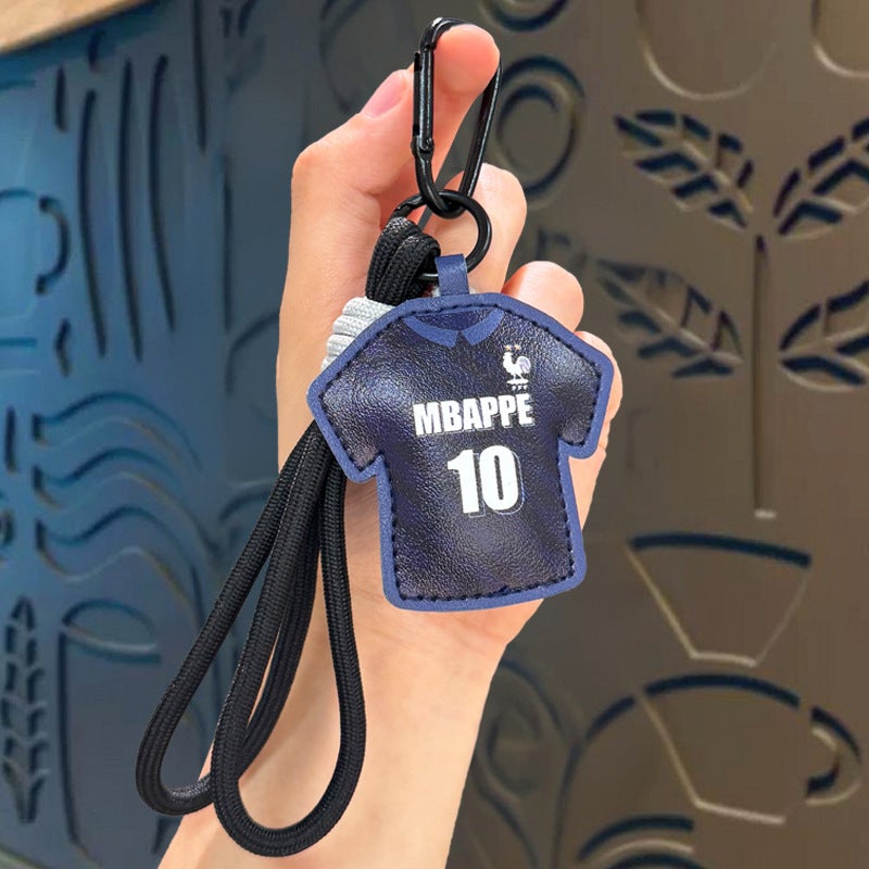 Leather Jersey Keychain 2026 World Cup Football Gift For Men Saudi Arabia Fan  Accessory