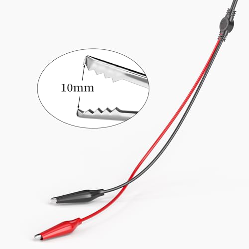 Goupchn BNC Test Leads Set Oscilloscope Test Leads Kit BNC to Alligator Crocodile Clips BNC to Test Hook Clips BNC to Dual Stackable Banana Plug Cable Wires - Image 3