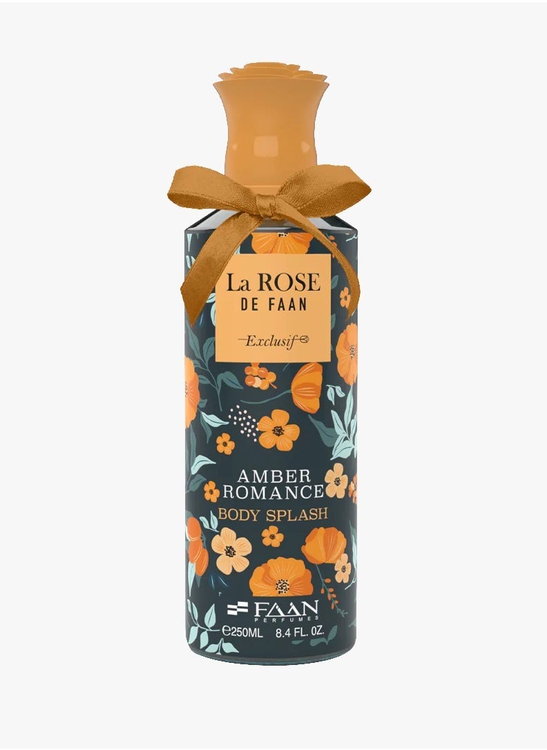 فاان عبوة من معطرات الجسم - Love Sunshine, Amber Romance, Magic in the Air | مجموعة عطور LA Rose | 250 مل × 3 (إجمالي 750 مل)  - Image 3