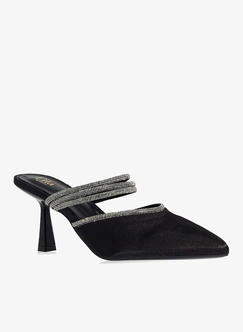 ELLA Slip On Heeled Mule