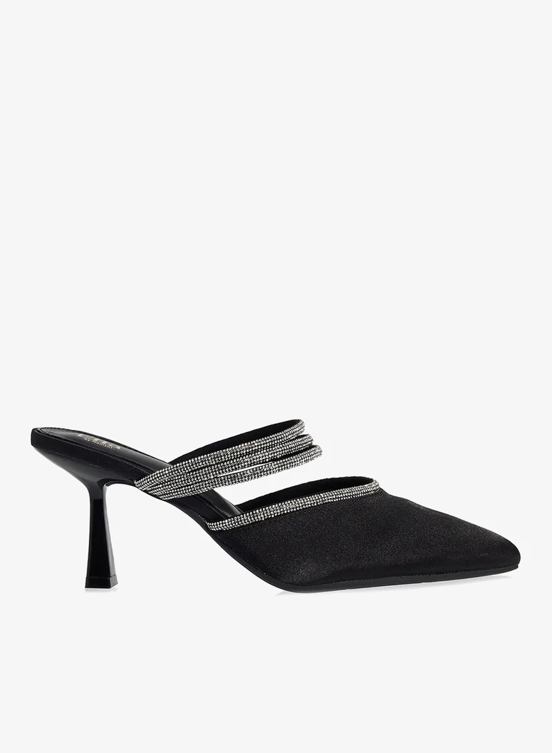 ELLA Slip On Heeled Mule
