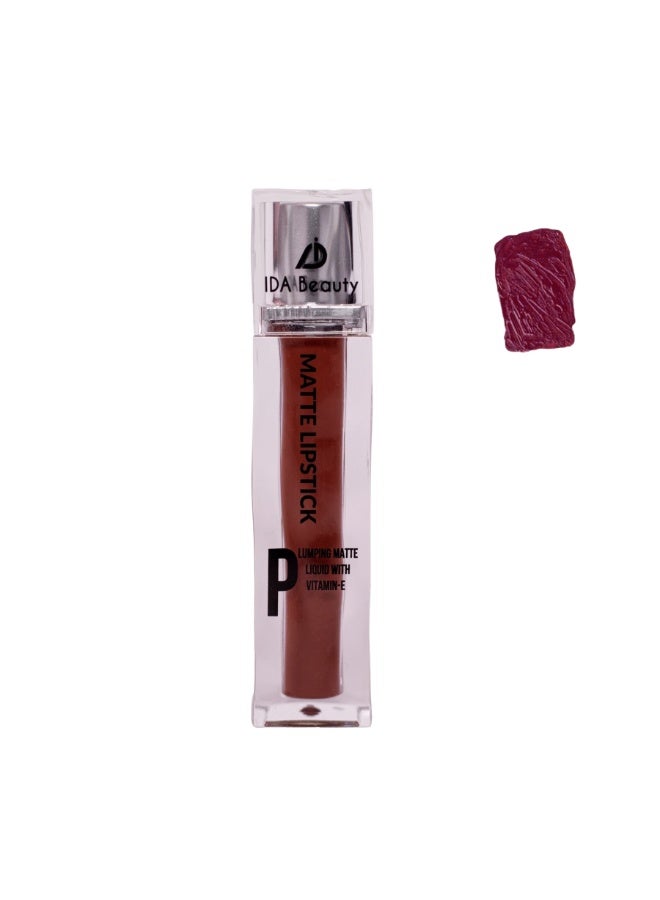 IDA Beauty Velvet Vow Matte Liquid Lipstick | Long-Lasting, Smudge-Proof, Moisturizing Formula | Bold, Matte Finish (M07) - Image 1