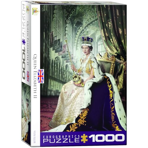 EuroGraphics Queen Elizabeth II 1000-Piece Puzzle - Image 1