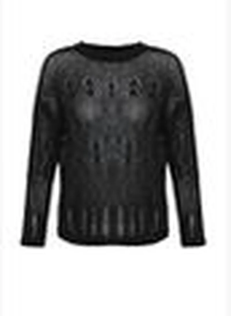 trendyol Black Knitwear Sweater TWOSS24KZ00011