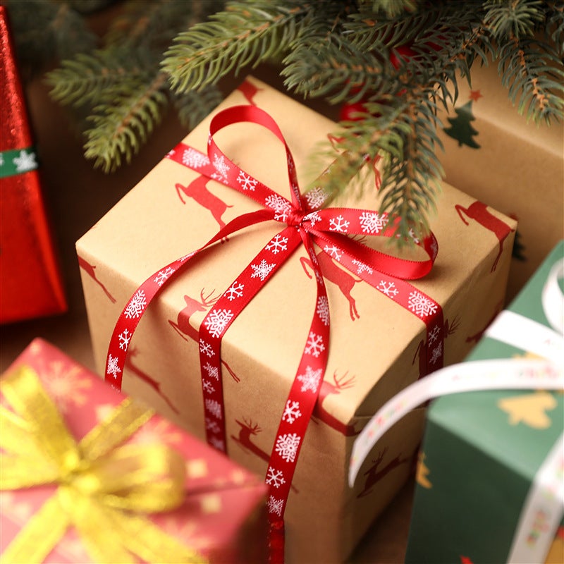 Christmas Wrapping Paper Large Size Green Red Wrapping Paper New Year Gift Paper Annual Meeting Gift Box Handmade Paper - Image 3