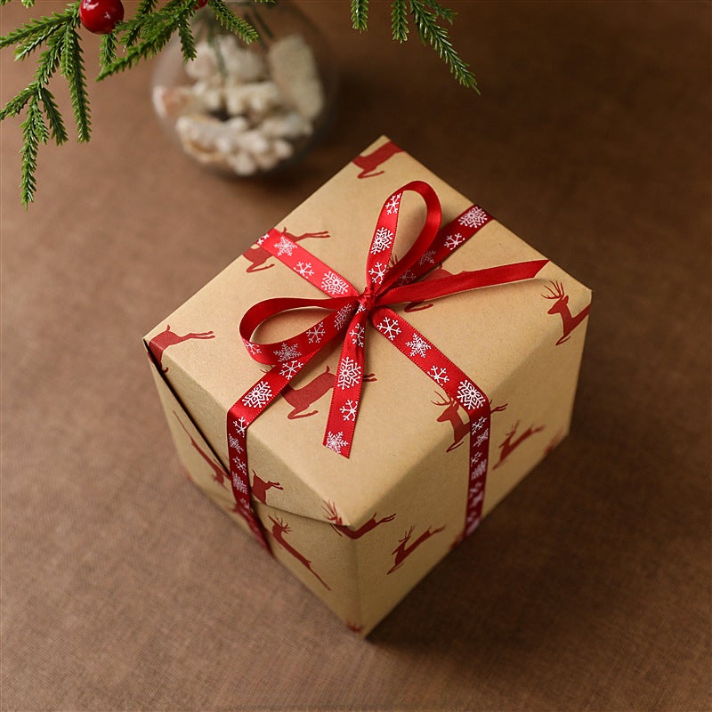 Christmas Wrapping Paper Large Size Green Red Wrapping Paper New Year Gift Paper Annual Meeting Gift Box Handmade Paper - Image 5