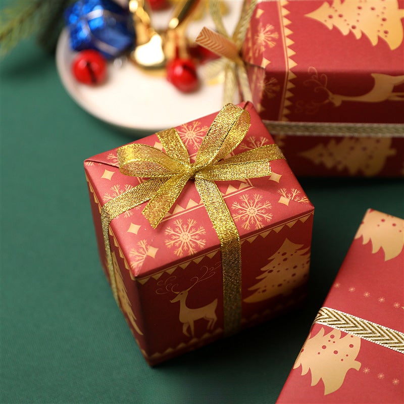 Christmas Wrapping Paper Large Size Green Red Wrapping Paper New Year Gift Paper Annual Meeting Gift Box Handmade Paper - Image 4