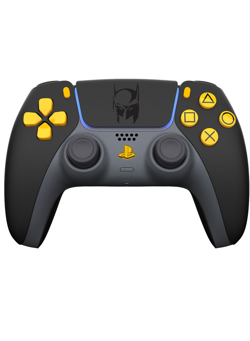 Craft MERLIN CRAFT CUSTOMIZED SONY DUAL SENSE GAMING CONTROLLER FOR PS5 & PS5 SLIM - THE BLACK BAT NEW 2024 DESIGN - Image 1