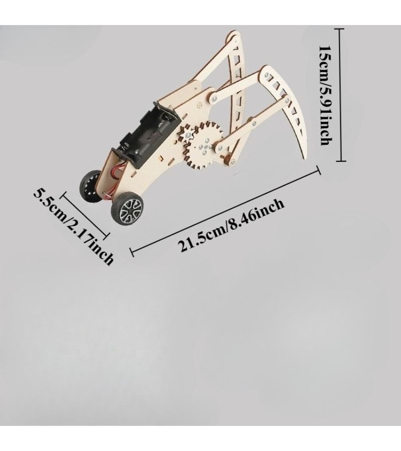 Science Project Kit For Students With Small Crawling Robot Double Gears Perfect Creative Gift Festival - Image 2