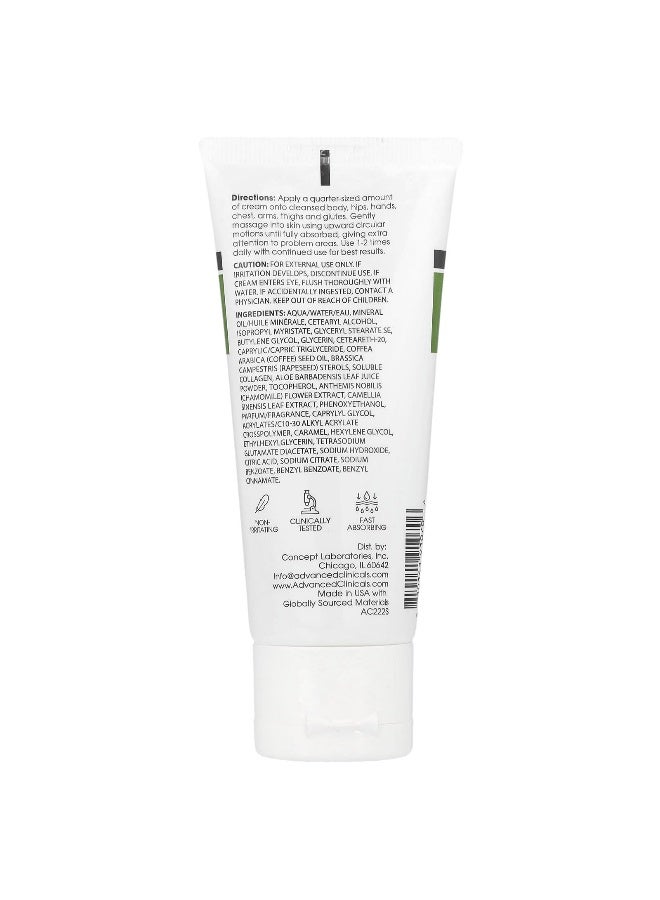 Advanced Clinicals Advanced Clinicals, Green Coffee Bean Oil, Thermo-Firming™ Cream, 2 fl oz (59 ml)  - Image 2