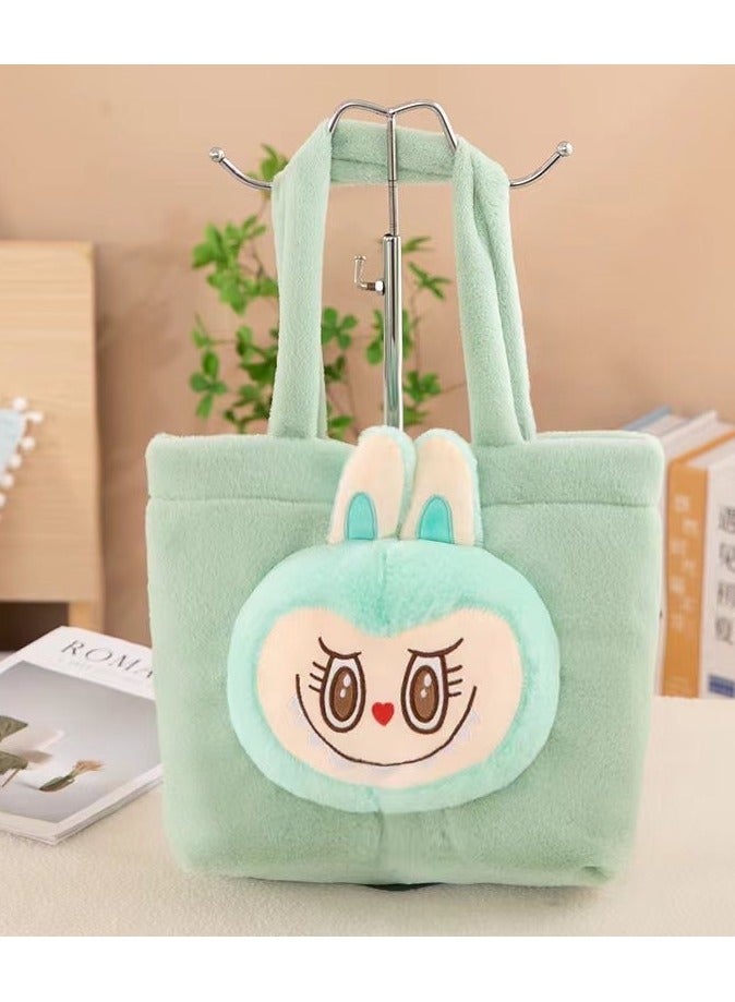 لابوبو حقيبة كتف مائلةحقيبة ظهر كرتونية حقيبة دمية محشوة للنقودحقيبة مدرسية مزدوجة الأشرطة