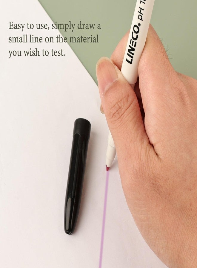 Lineco, PH Testing Pen, Pen Tester for Paper or Paperboard Products, Easy to Testing Paper, Turn Purple On Ph Neutrality Papers, 2 Pack - Image 4