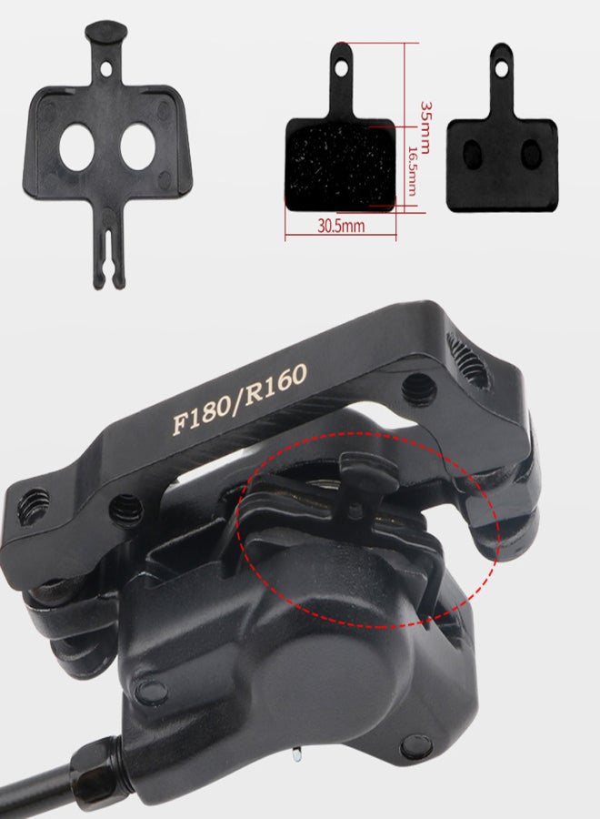 Litepro Bicycle Brake Hydraulic Oil Brake Bicycle Oil Brake Mountain Bike Brake Bike Oil Brake Bike Parts One 1600mm Left Rear - Image 4