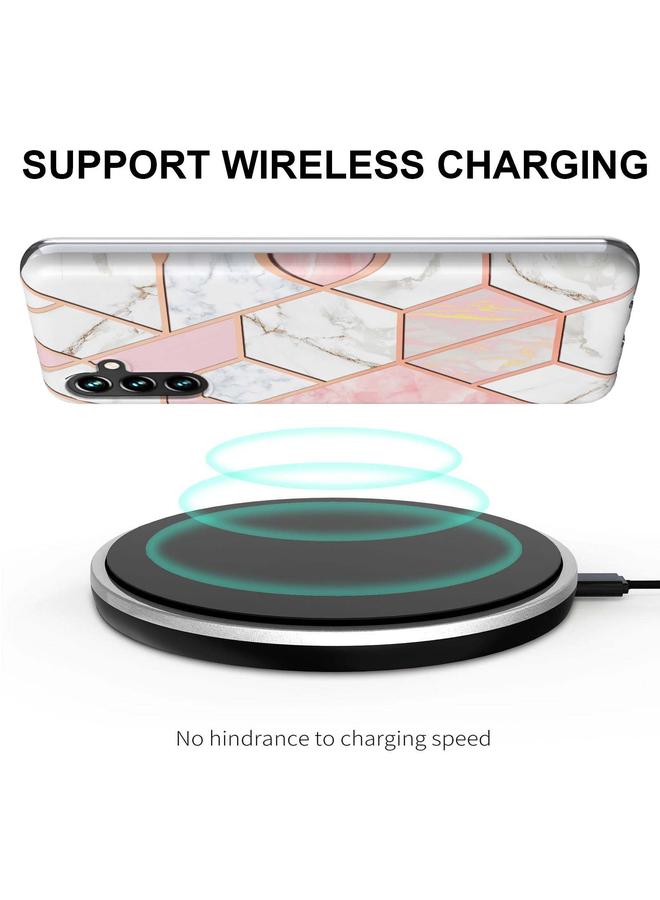 اس-توب جراب لهاتف Samsung Galaxy A34 5G مصنوع من مادة TPU بتصميم رخامي مطلي بالكهرباء - Image 3