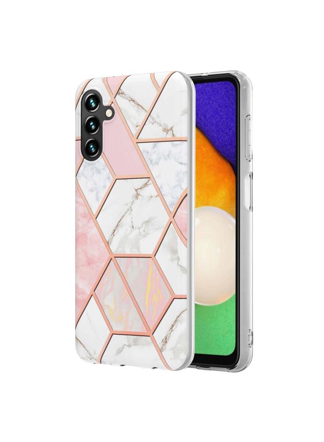 اس-توب جراب لهاتف Samsung Galaxy A34 5G مصنوع من مادة TPU بتصميم رخامي مطلي بالكهرباء - Image 1