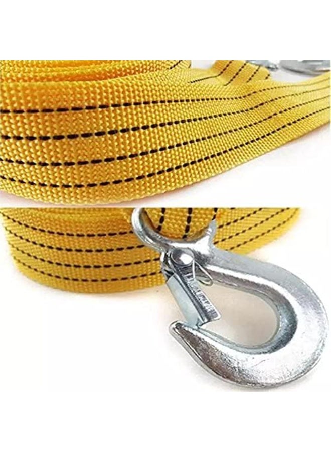 Wire Rope Car Towing – 4 Meters, 4 Ton Capacity with Hooks - Image 2