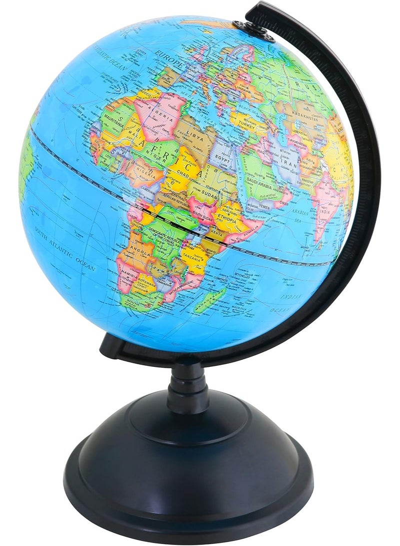‌20cm educational world Globe - English Political Map Rotating Desktop Earth Globe - Image 3