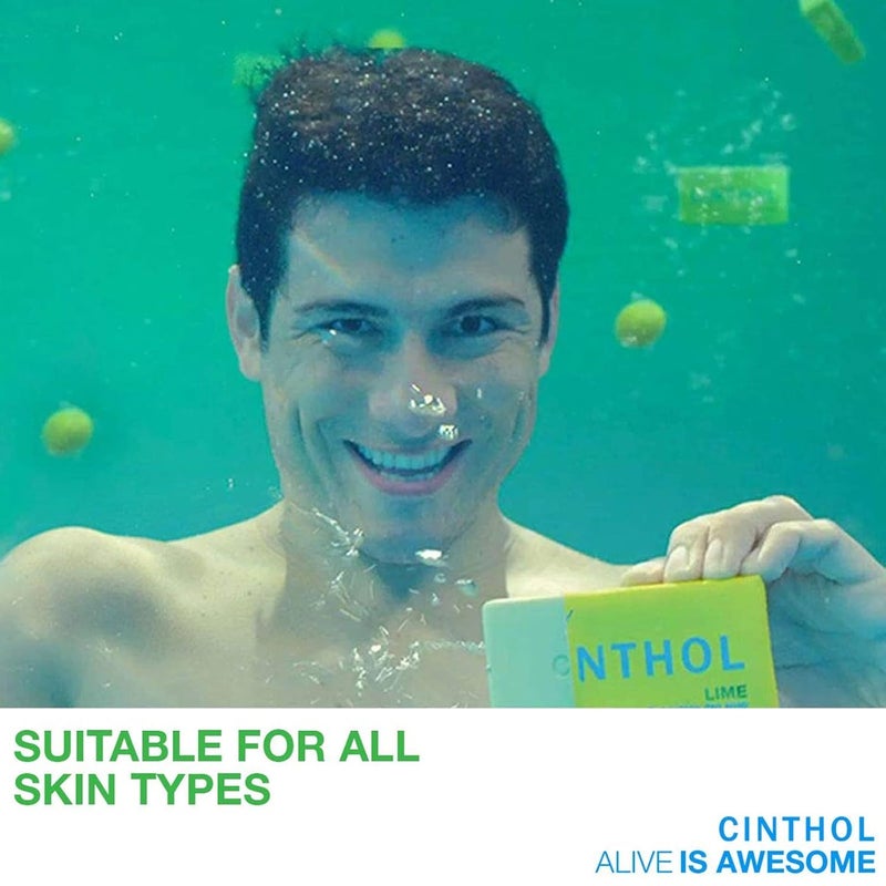 Cinthol Lime Soap, 75g (Pack of 4) - Image 3