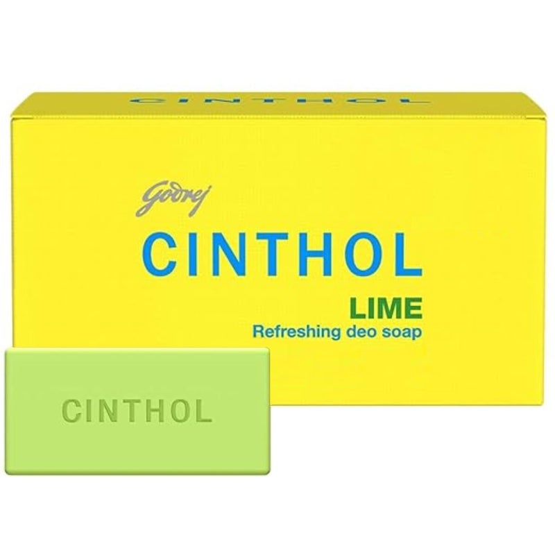 Cinthol Lime Soap, 75g (Pack of 4) - Image 1