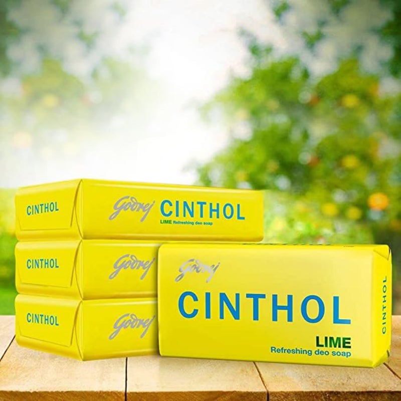 Cinthol Lime Soap, 75g (Pack of 4) - Image 2