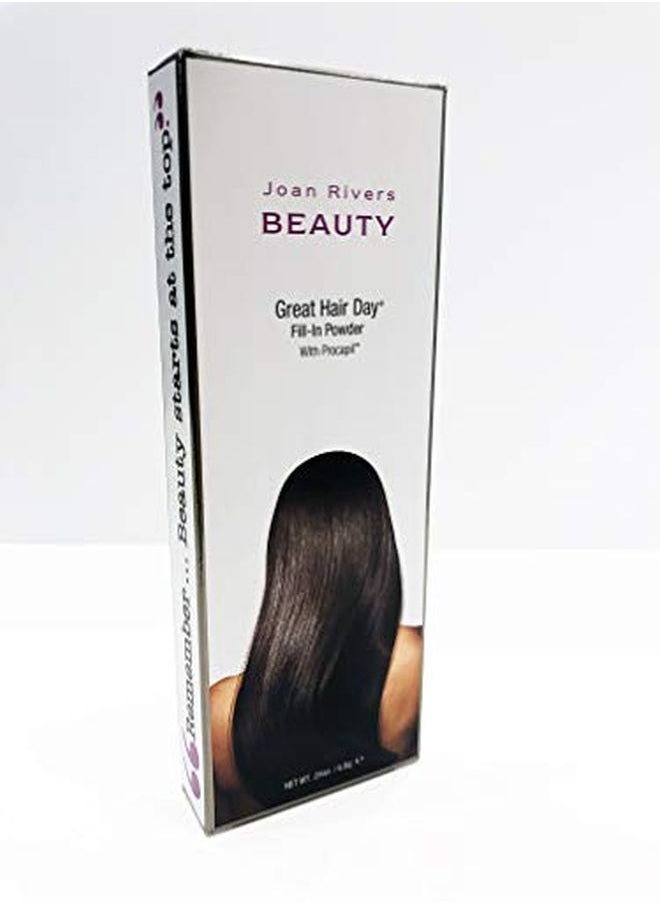 Joan Rivers Beauty - Hair Day Fill-In Powder - Root Cover Up For Thinning Hair - Thicker And Fuller Hair (Blonde) - Image 1