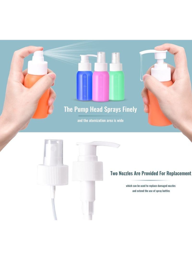 NIBEMINENT 8 Pieces Silicone Spray Dispenser Set - Image 4