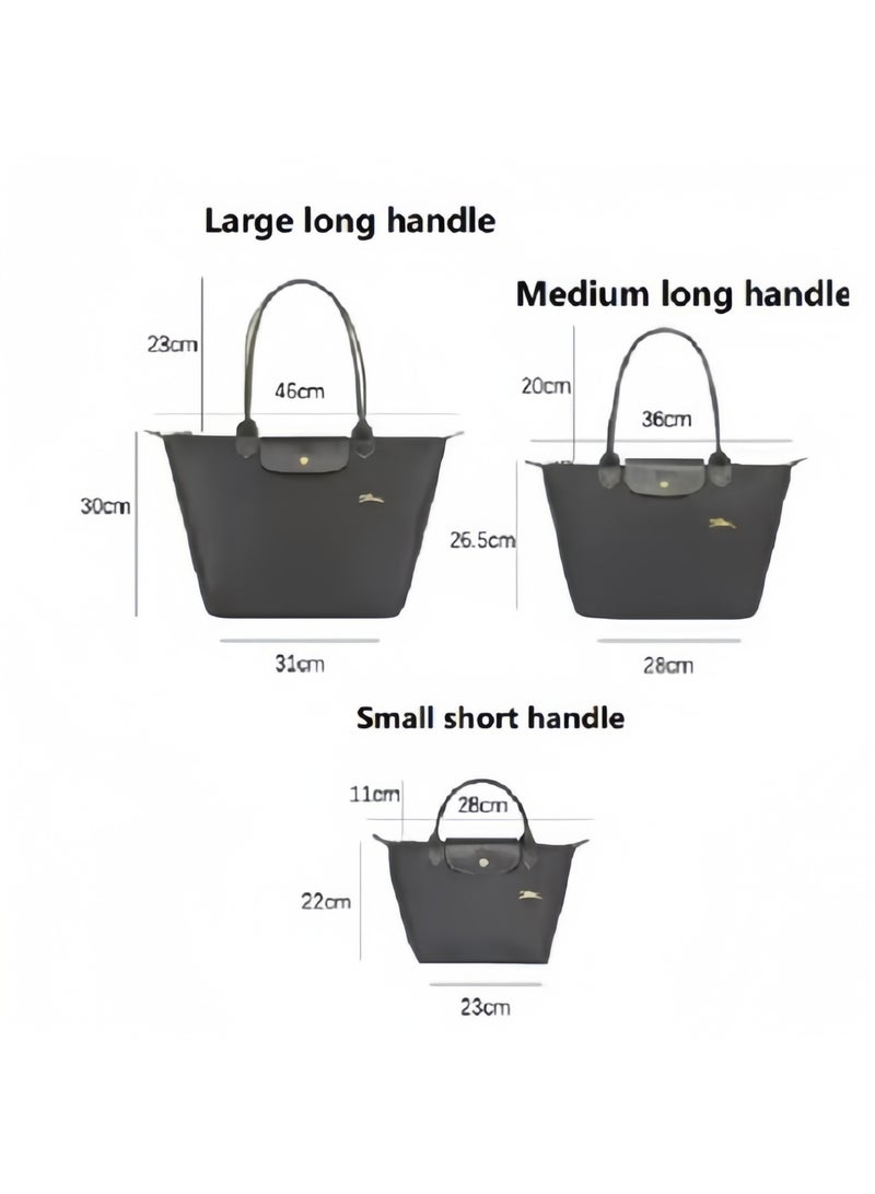 Longchamp Medium Tote Bag for Women, Foldable Bag With Zipper Shoulder Bag, Handbag for Travel, Work - Image 2