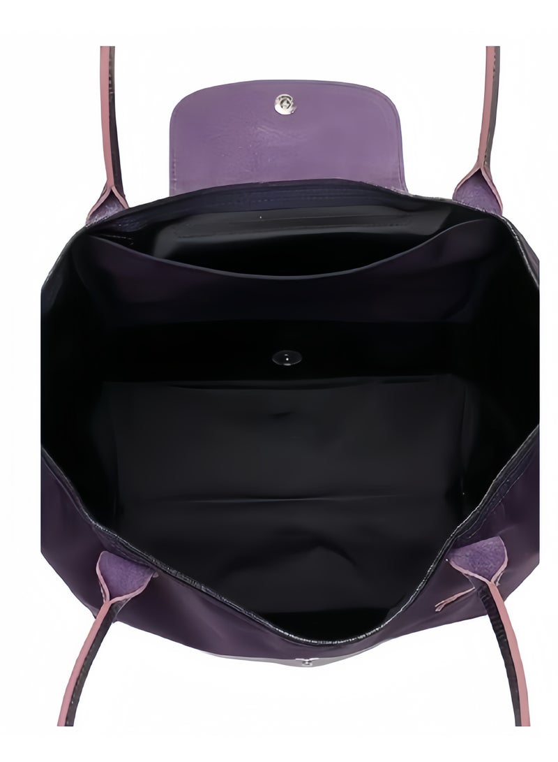 Longchamp Medium Tote Bag for Women, Foldable Bag With Zipper Shoulder Bag, Handbag for Travel, Work - Image 3