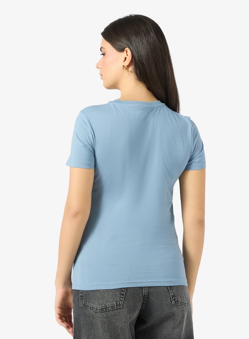 PUMA essential logo metallic t-shirt - Image 2