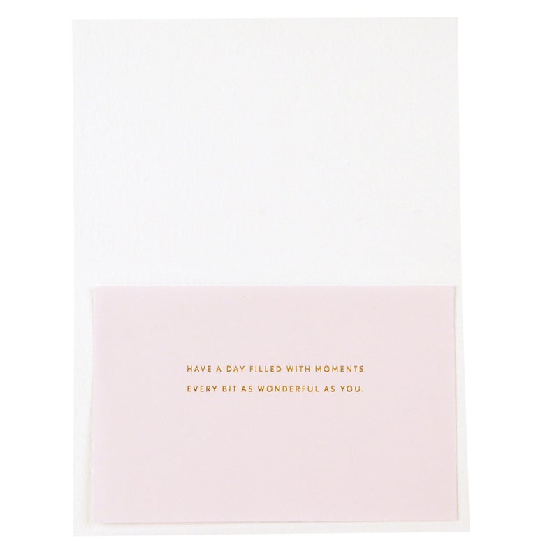 Hallmark Signature Mother's Day Card (Cut Paper Flowers Have a Wonderful Day) - Image 2