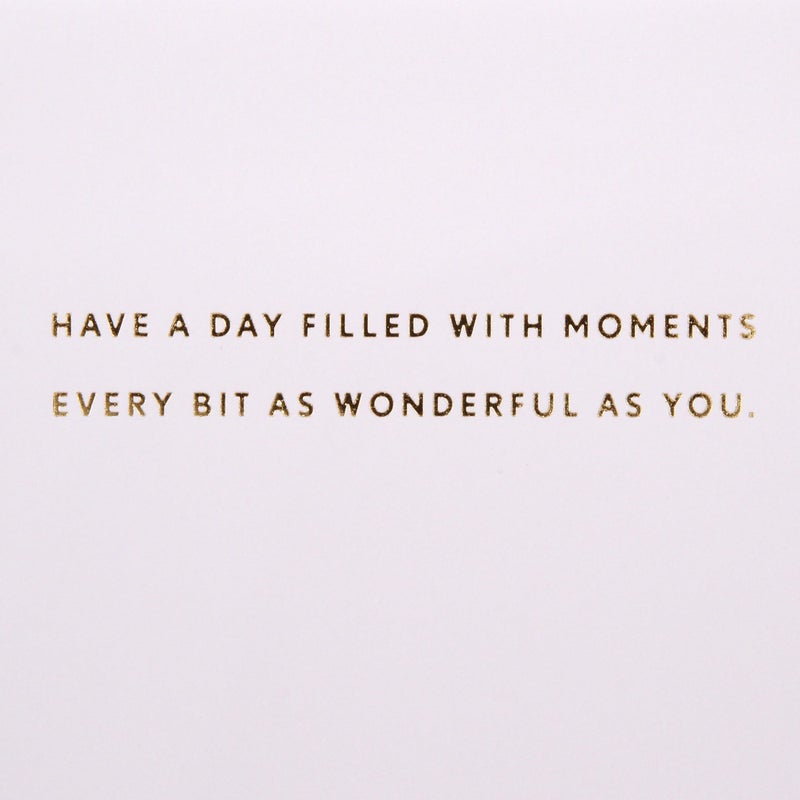 Hallmark Signature Mother's Day Card (Cut Paper Flowers Have a Wonderful Day) - Image 3