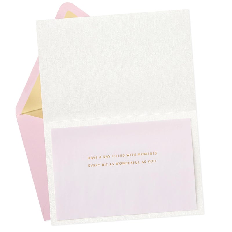 Hallmark Signature Mother's Day Card (Cut Paper Flowers Have a Wonderful Day) - Image 4